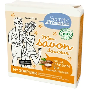 Secrets de Provance Savon Huile Argán & Amande Noisette 100g pas cher
