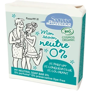 Savon neutre bio pour peaux réactives et sensibles - Secrets de Provence pas cher