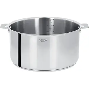 Cristel - F22QMP- Faitout inox 22cm sans poignée amovible - Collection Casteline pas cher