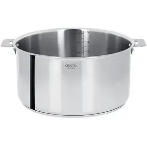 Cristel Casserole amovible Multiply 18 cm - 2.4 litres - Inox - Tous feux dont inductionVendu paramazon