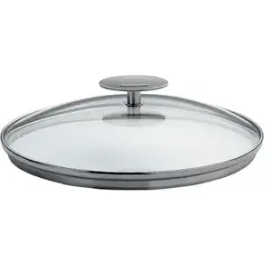 Couvercle universel CRISTEL Platine 22 cm verre pas cher