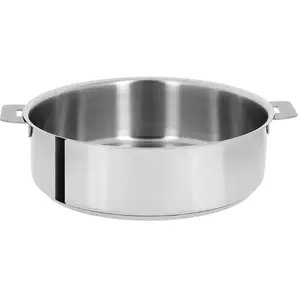 Cristel - S22Q- Sauteuse inox 22cm sans poignée amovible - Collection Mutine. pas cher