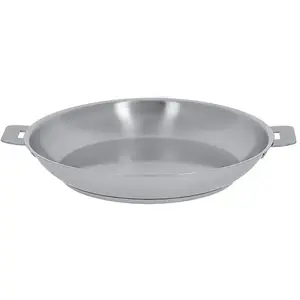 Comparateur de prix : Cristel - P28QL - Poêle inox 28cm - sans poignée amovible - Collection Strate