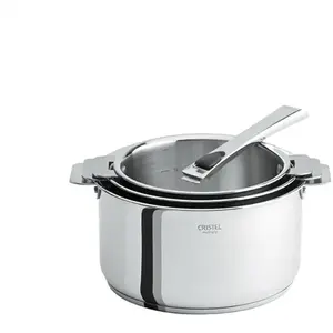 Cristel S3Cqmpc Serie de 3 Cass Amovible 16 a 20 Cm + 1 Poignee Castel... pas cher