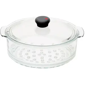 CRISTEL CWTECVV20 Cuit-Vapeur Verre Cocinelle 20cm, Transparent pas cher