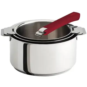 Set 3 casseroles Mutine avec poignée amovible framboise CRISTEL Vendu paramazon