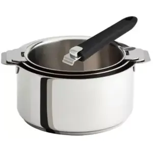 Batterie de cuisine CRISTEL 3 casseroles amovibles 16 a 20cm pas cher