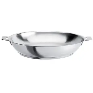 Poêle haute tout inox Strate sans manche 24 cm Cristel pas cher