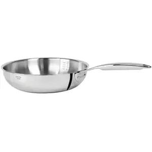 Comparateur de prix : POELE SAUTOIR INDUCTION 28 CM CASTEL PRO 5 PLY POIGNEE FIXE - CRISTEL