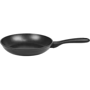 Poêle antiadhésive en aluminium poignée fixe noire 28cm Cristel pas cher