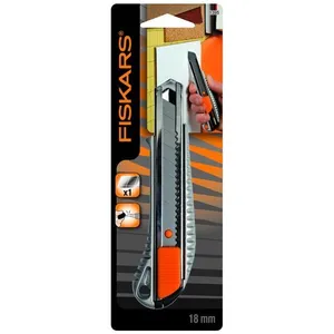 Comparateur de prix : Fiskars 1395 Cutter Professionnel Métal Gris 18 mm