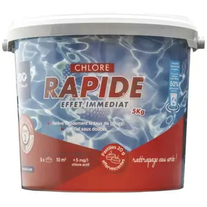 Chlore Choc Piscine - EDG - Pastilles 20g - Seau 5kg - Spécial Piscine Eau VerteVendu parcdiscount