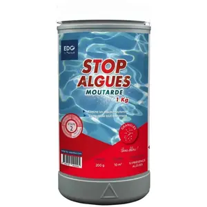 EDG Stop Algues Moutarde - Chloration Ultra Choc - Poudre - Boîte - 1 Kg -... pas cher