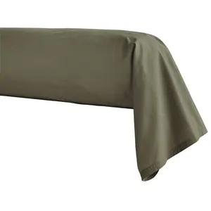 Taie de traversin uni en percale de coton, PREMIÈRE Essix pas cher
