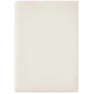 Comparateur de prix : Essix Drap plat uni en percale de coton, Made in France, PREMIÈRE, Meringue