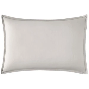 Comparateur de prix : Essix Taie d'oreiller unie en percale de coton, Made in France, PREMIÈRE , Gris perle