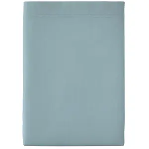 Comparateur de prix : ESSIX Drap plat en percale de coton bleu glacier 240x300