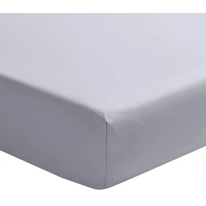 Essix Drap-housse en satin de coton, Palazzo, Gris Argent pas cher