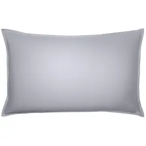 Taie d'oreiller en satin de coton, Palazzo, Argent, Essix pas cher