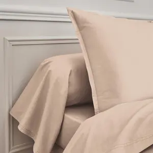 Taie de traversin uni en percale de coton, PREMIÈRE Essix pas cher