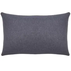 Taie d'oreiller unie en flanelle de coton chambray, FRISSON Essix pas cher
