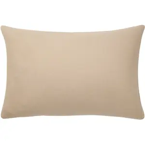 Taie d'oreiller unie en flanelle de coton chambray, FRISSON Essix pas cher