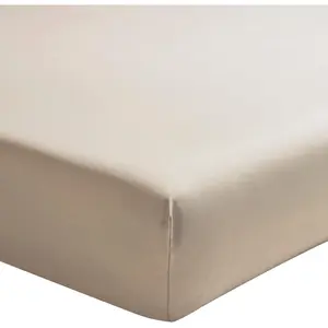 Essix - Drap Housse Royal Line Percale de Coton Lin 90 x 200 cm pas cher