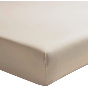 Essix - Drap Housse Royal Line Percale de Coton Lin 140 x 190 cm pas cher