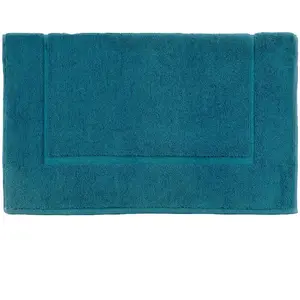 Essix Tapis de bain en coton Aqua Emeraude 60x60 cm E604-1250-3016345-SX pas cher
