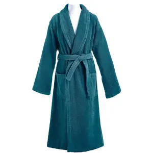Essix Peignoir de bain en coton Aqua Emeraude L E712-0460-3016345-SX