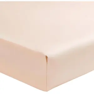 Drap housse uni en percale de coton, bonnet de 40cm, PREMIÈRE Essix pas cher