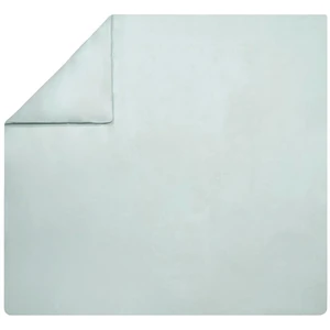 Essix Housse de couette Essix unie 1 ou 2 personnes percale - Vert d'eau pas cher