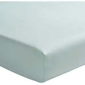 Drap housse Percale de Coton Vert d'eau Essix ROYAL LINE pas cher