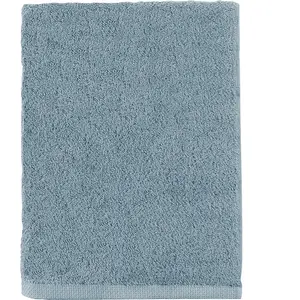 Essix Aqua Serviette de Bain, Coton, Bleu Baltique, 55 x 100 cm pas cher