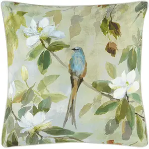 Designers Guild Taie d'oreiller imprimée en percale de coton, Maple Tree CeladonVendu paramazon