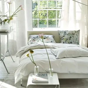 Designers Guild Housse de couette en coton blanc 240x220 pas cher