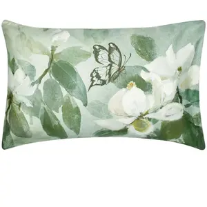 Designers Guild Taie d'oreiller imprimée en satin de coton Kiyosumi pas cher