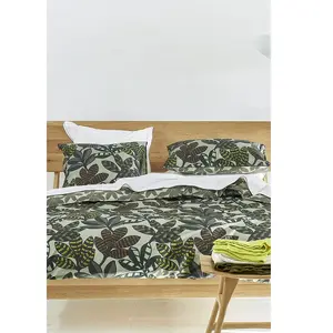 Housse de couette imprimée en percale de coton, TANJORE Designers Guild pas cher