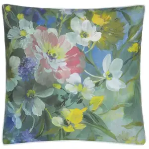Taie d'oreiller imprimée en Satin de Coton, Gladys Blossom, 50 x 75 cm... pas cher
