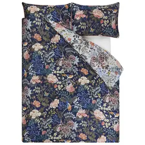 Housse de Couette imprimée en Satin de Coton, Porcelain de Chine, 260x...