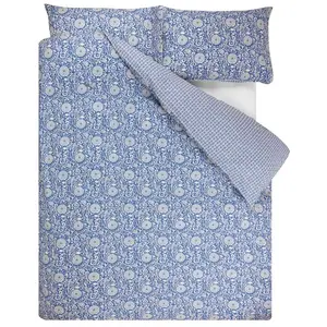Housse de Couette imprimée en Percale de Coton, Shaqui Porcelain, 260x...
