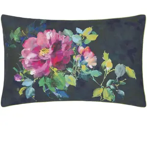 Designers Guild Taie d'oreiller imprimée en satin de coton Gertrude pas cher