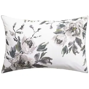 Taie d'oreiller en satin de coton multicolore 65x65cm pas cher