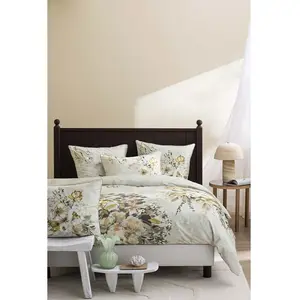 Housse de couette en satin de coton multicolore 260x240cm