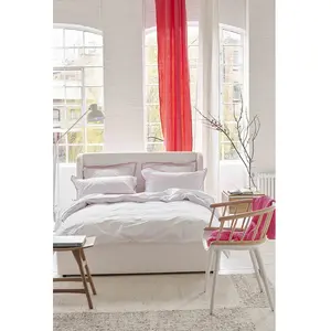 Designers Guild Housse de couette unie en percale de coton, ASTOR-Blanc pas cher