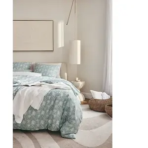 Housse de couette imprimée en percale de coton, PALMA Essix pas cher