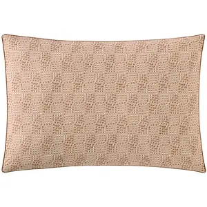 Essix Taie d'oreiller imprimée en percale de coton HYPNOS-Beige pas cher