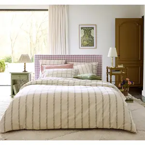 Essix Parure de lit en percale de coton Blanc 260 x 240 cm pas cher