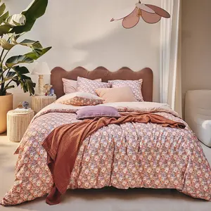 Essix Parure de lit en percale de coton multicolore 240x220 pas cher