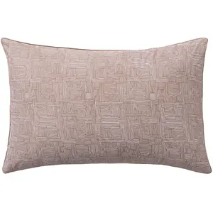 Essix Taie d'oreiller en percale de coton beige 50 x 75 cm pas cher